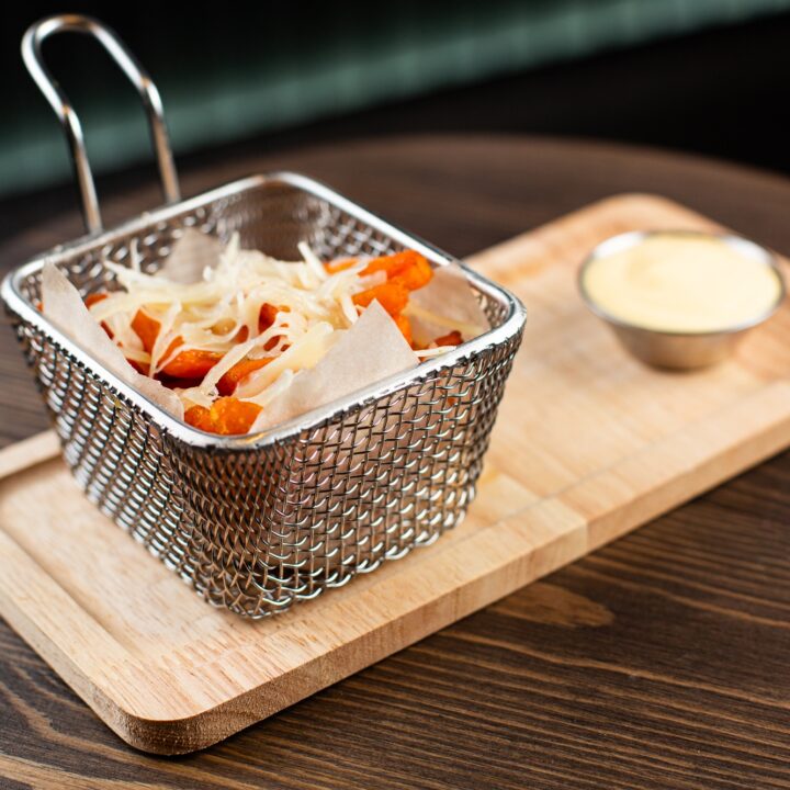 Батат фри с пармезаном