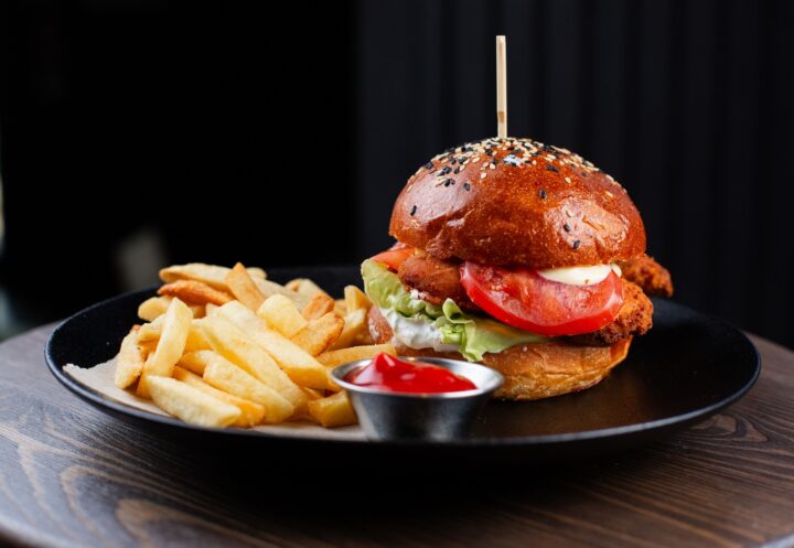 Бургер с курицей