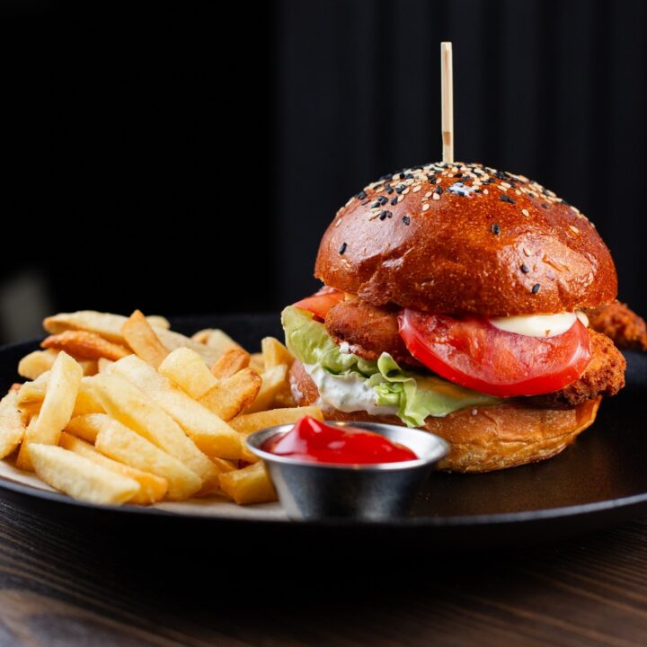 Бургер с курицей