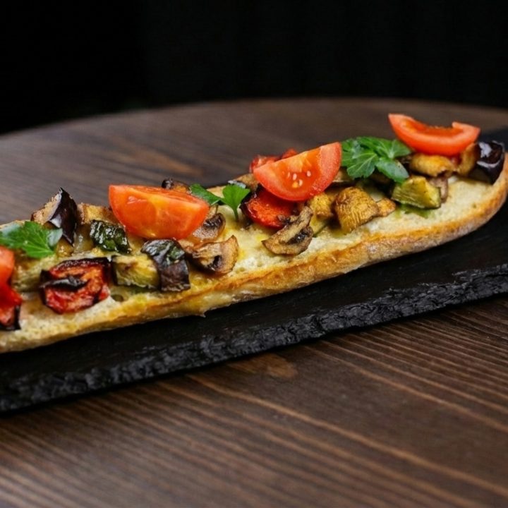 Брускетта с овощами гриль